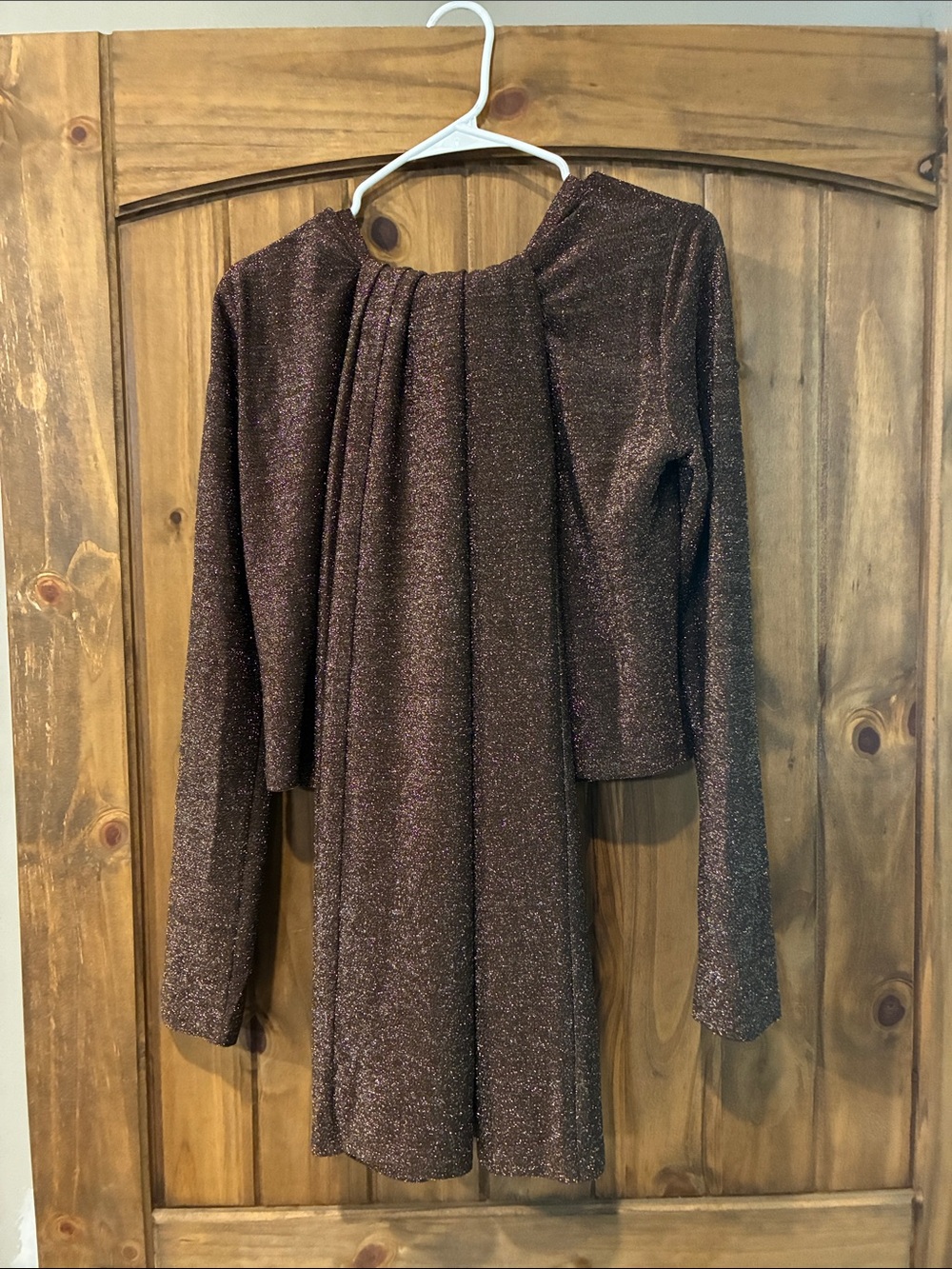Bourbon & belles sparkle pleaded palazzo pant set size Large